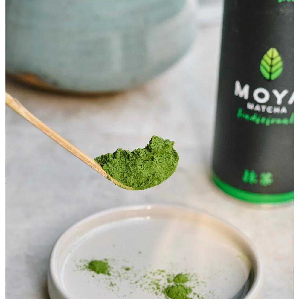 Moya Matcha, Organic Traditional-Grade Japanese Green Tea Powder.