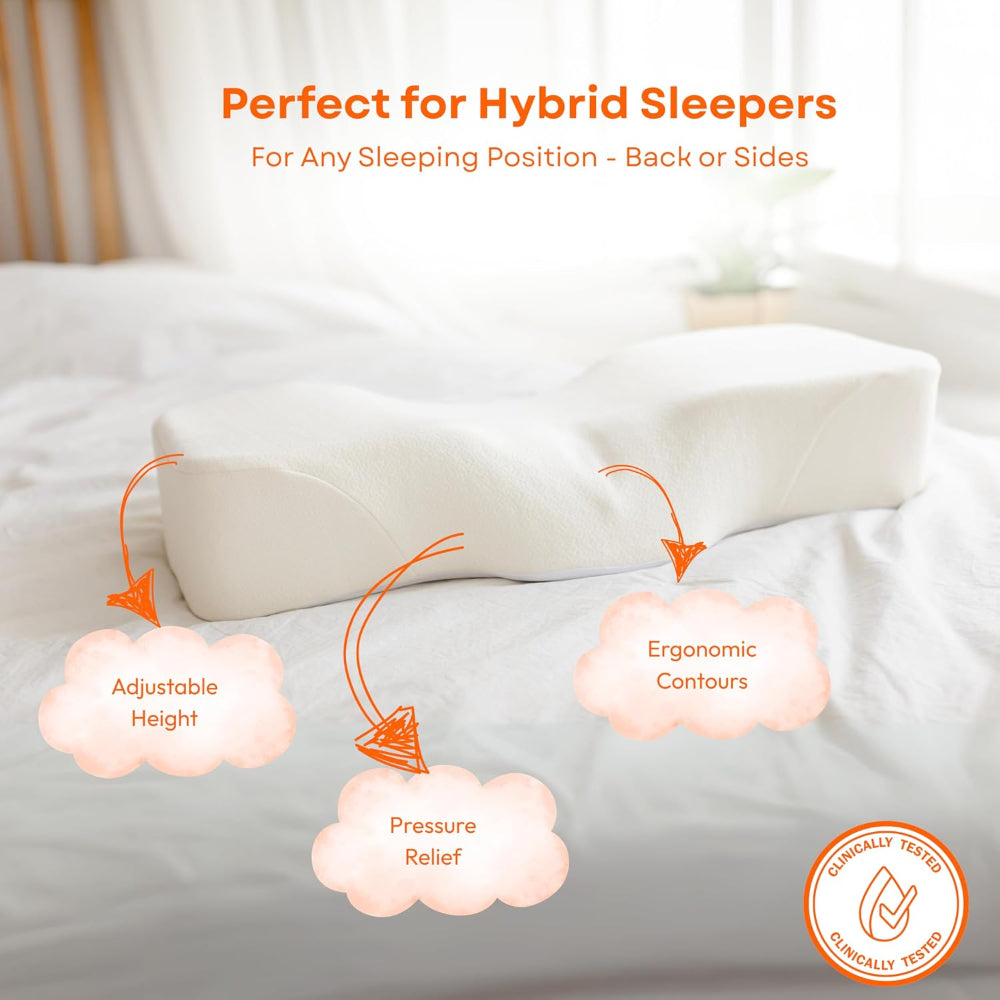 Dr. Shin Cervical Pillow for Side & Back Sleepers - Made in Korea