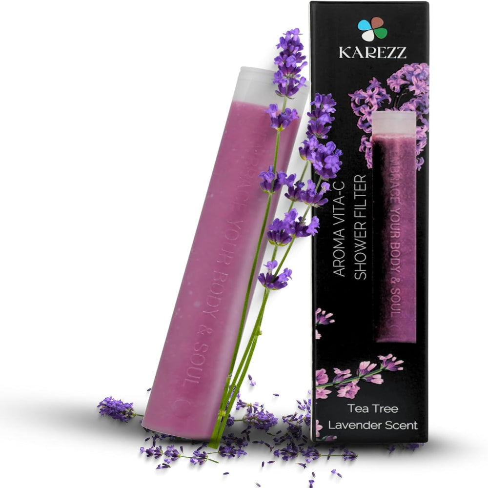 KAREZZ Tea Tree Lavender Shower Filter - Made in Korea, Pack of 2