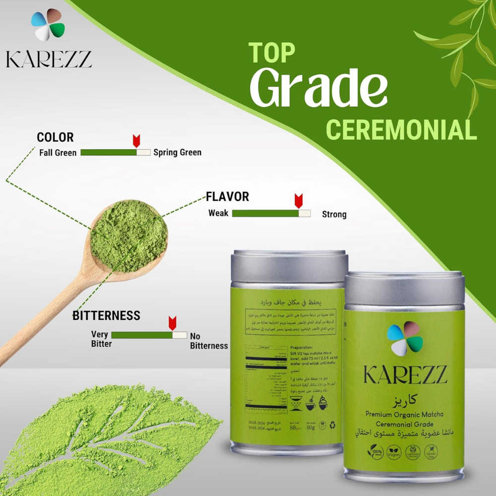 Karezz Organic Japanese Ceremonial Grade Matcha