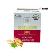 Korean Red Ginseng Extract Gold - 6-Year Red Ginseng, Sugar Free, 120g