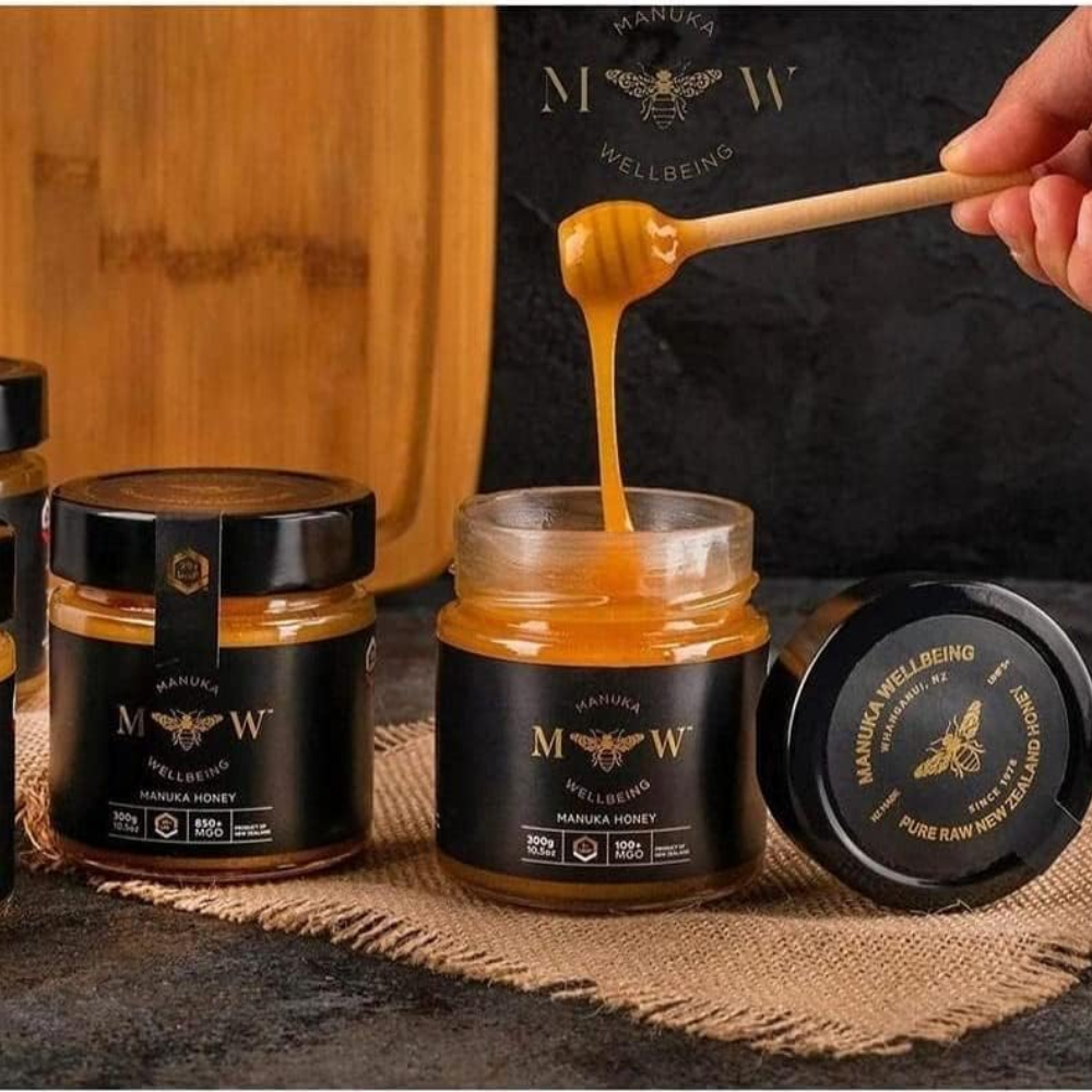 MANUKA WELLBEING New Zealand Manuka Honey UMF 20+ MGO 850+ - 300g