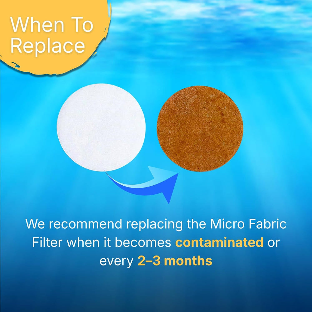 KAREZZ Micro Fabric Shower Filter Replacement - Pack of 5