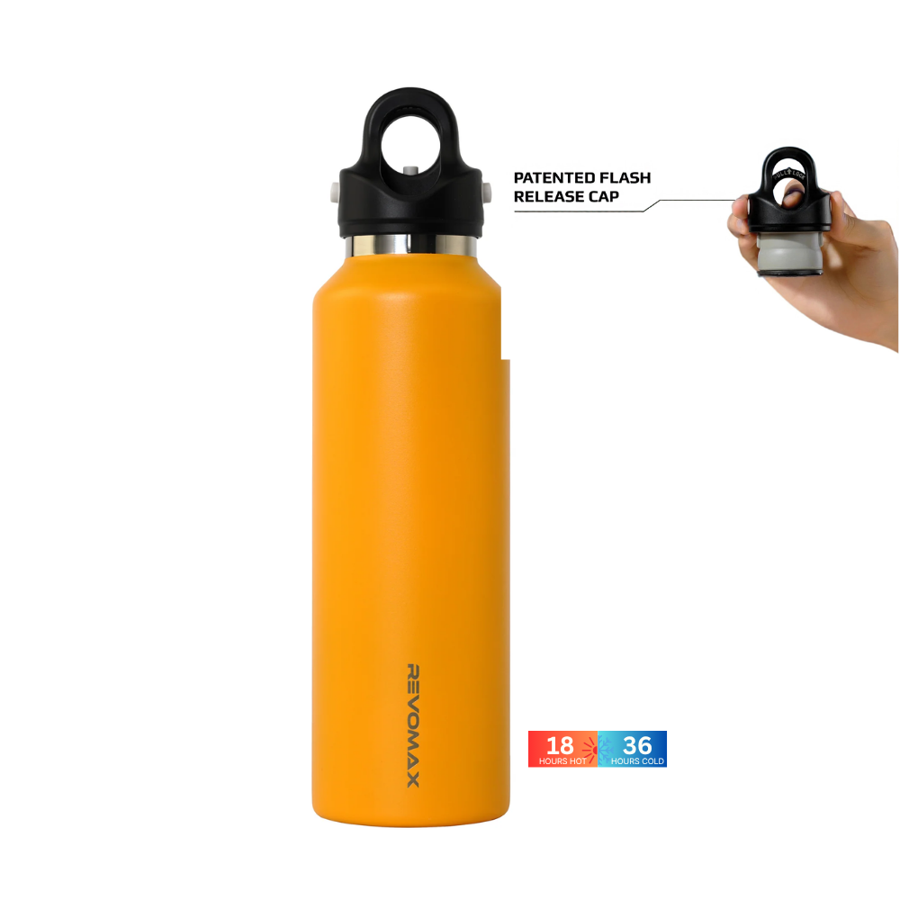 Revomax Vacuum Insulated Stainless Steel Water Bottle - 20 OZ (592ml)