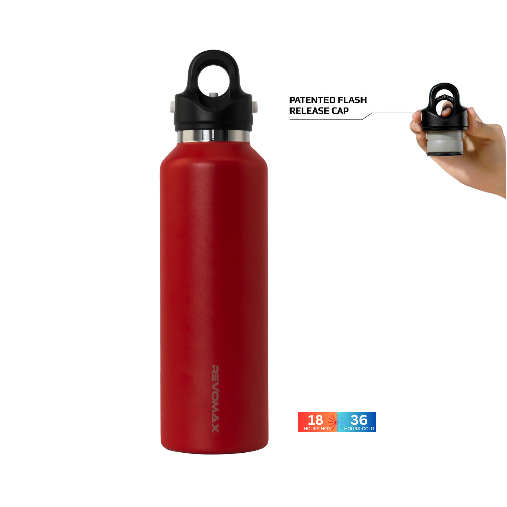 Revomax Vacuum Insulated Stainless Steel Water Bottle - 20 OZ (592ml)