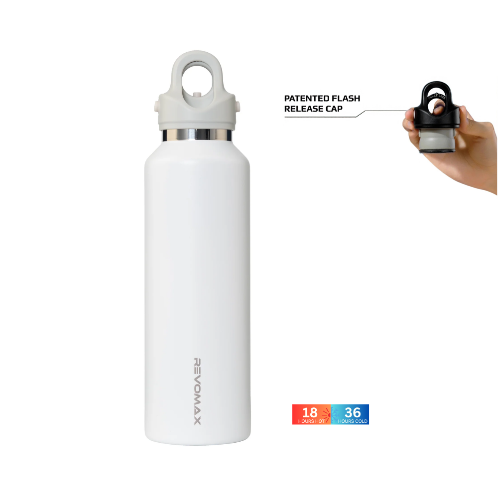 Revomax Vacuum Insulated Stainless Steel Water Bottle - 32 OZ (950ml)