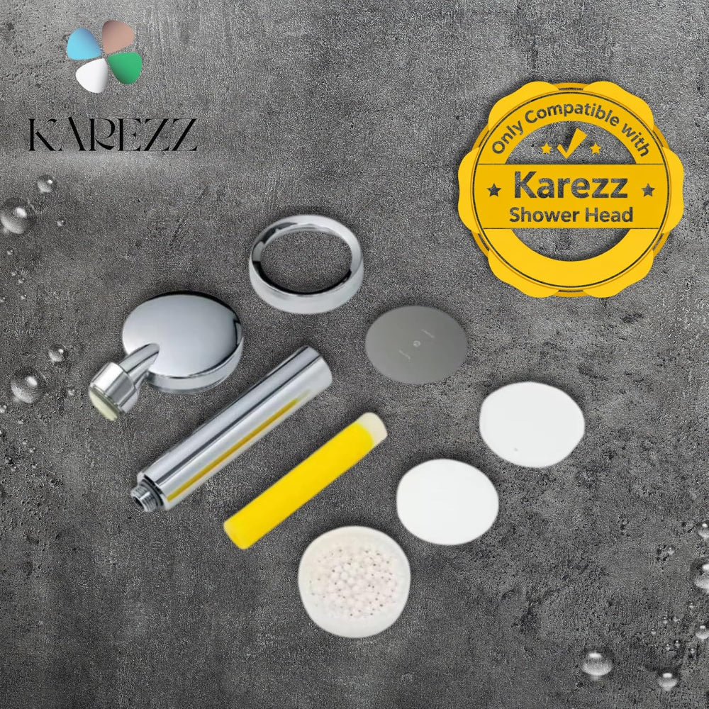 KAREZZ Micro Fabric Shower Filter Replacement - Pack of 5