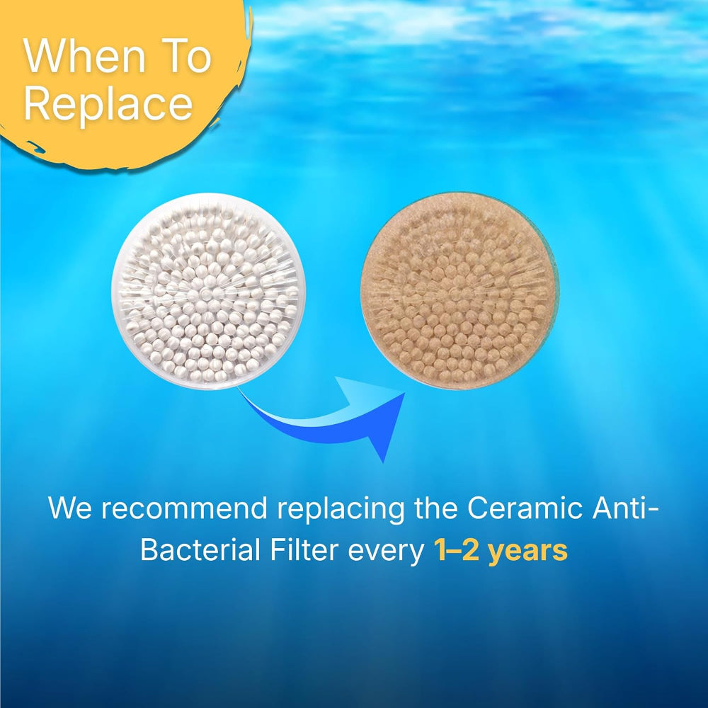 KAREZZ Ceramic Ball Filter Replacement for Shower Head - Made in Korea