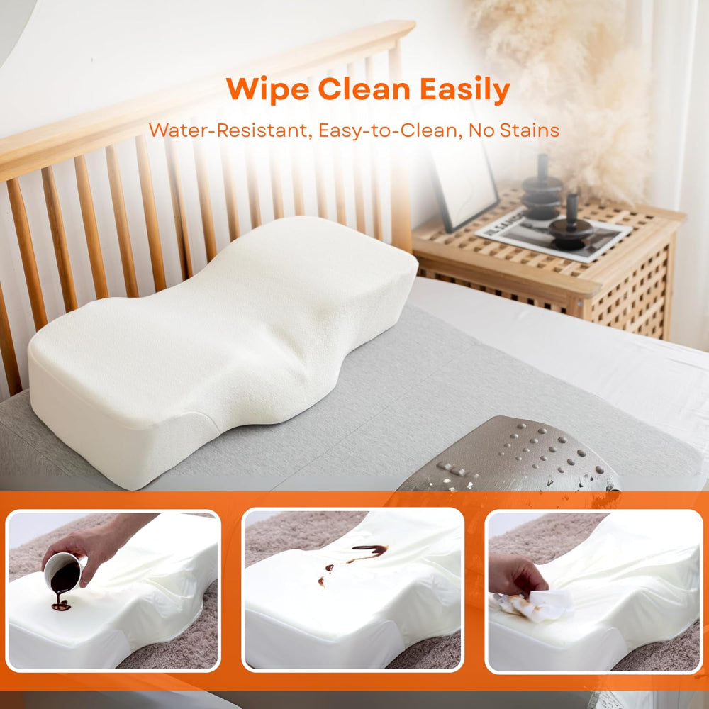 Dr. Shin Cervical Pillow for Side & Back Sleepers - Made in Korea