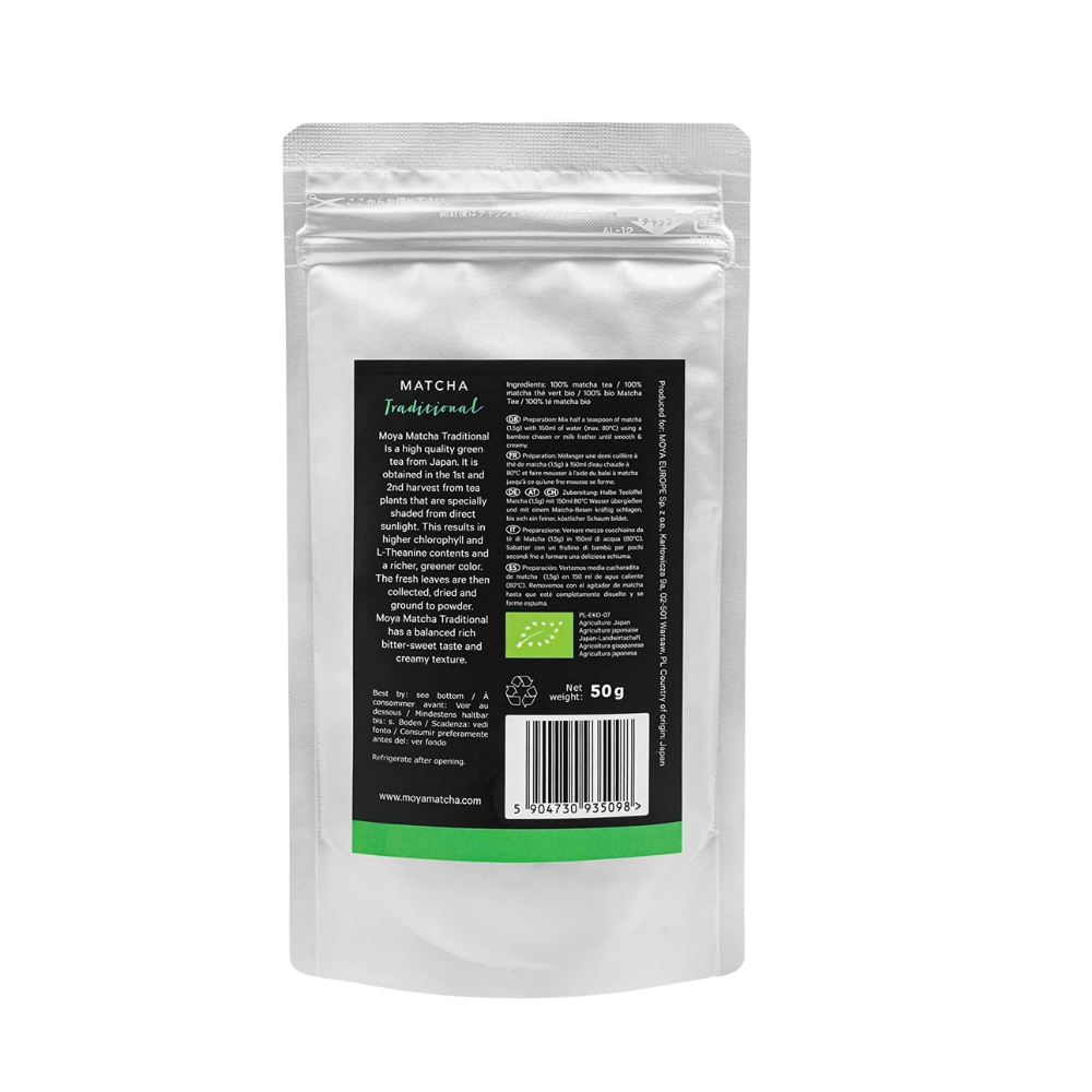 Moya Matcha Powder, Premium Japanese Green Tea Powder