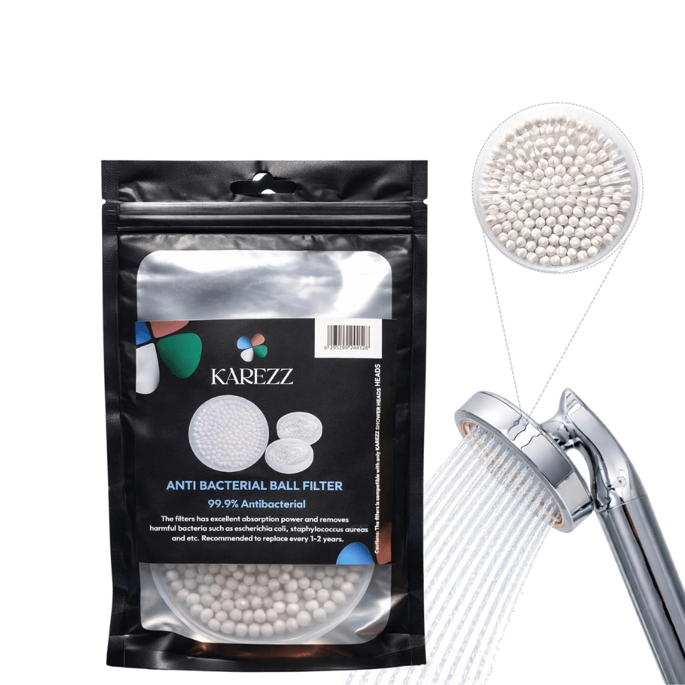 KAREZZ Ceramic Ball Filter Replacement for Shower Head - Made in Korea