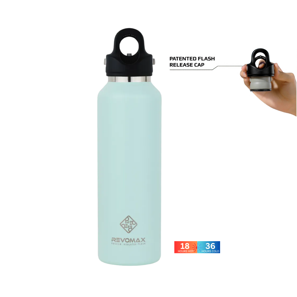 Revomax Vacuum Insulated Stainless Steel Water Bottle - 32 OZ (950ml)