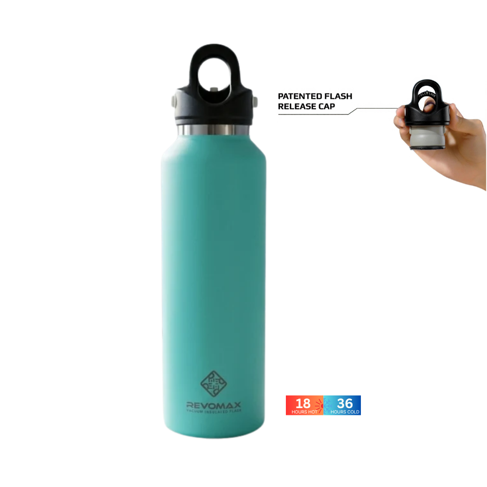 Revomax Vacuum Insulated Stainless Steel Water Bottle - 32 OZ (950ml)